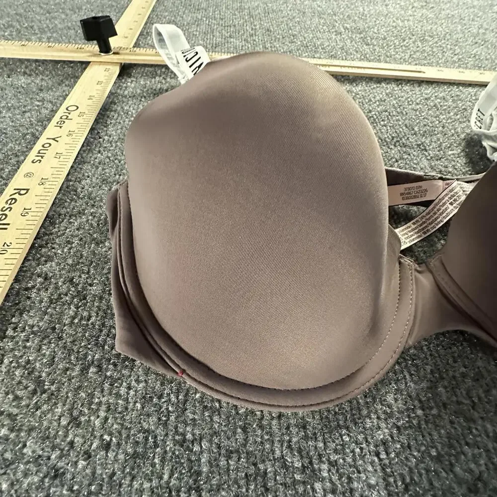 Victoria's Secret T-Shirt‎ Lightly Lined Scoop Demi Bra Logo Strap 34DD #532 - Picture 10 of 11